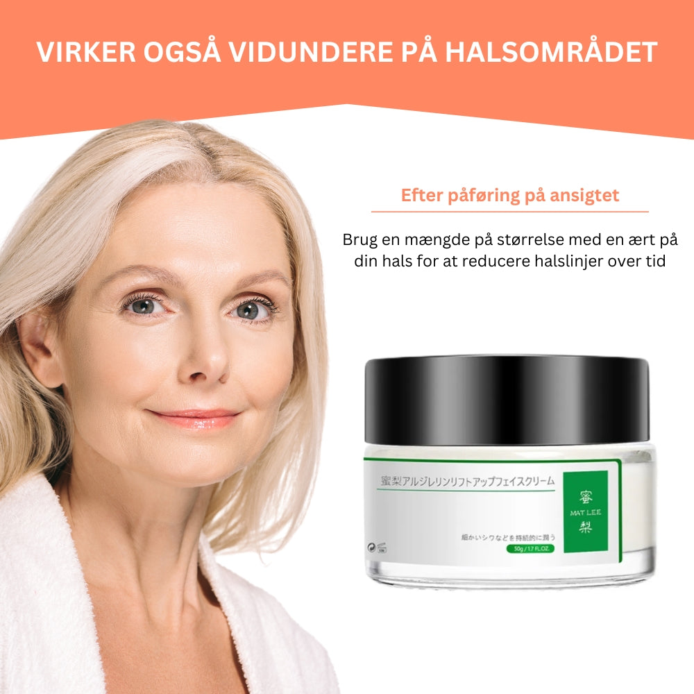 RadiantLift® | Naturlig Anti-Aging Løsning til Følsom Hud!'