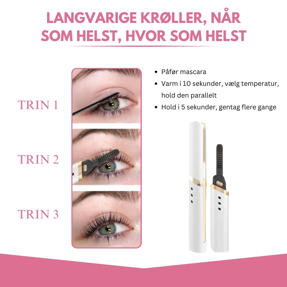 GlamLash® | Få øjeblikkeligt voluminøse og tykkere vipper!